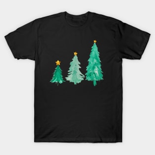 Vintage Christmas trees T-Shirt